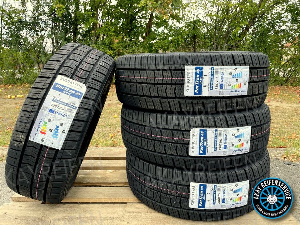 4x 225/70 R15C 112/110R ➡️ KUMHO 4S CX11 ➡️ Allwetterreifen Ganzjahresreifen Reifen ➡️ FORD TRANSIT VW LT MERCEDES SPRINTER IVECO DAILY FIAT DUCATO RENAULT CITROEN ► Allwetter MS M+S Ganzjahres 3PMSF◄ in Melle