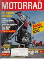 Motorrad 23/84, Vergleich V2-Modelle: Harley-Davidson - Ducati - Münster (Westfalen) - Gievenbeck Vorschau