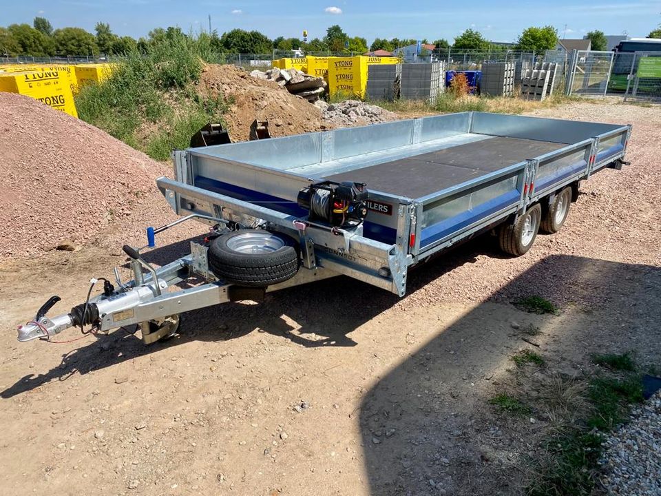 Autoanhänger mieten Hänger inkl. elektrischer Winde in Weißenfels