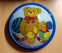 runde Lampe für Kinderzimmer mit niedlichem Teddymotiv Thüringen - Jena Vorschau