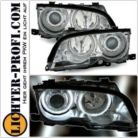 CCFL Angel Eyes Scheinwerfer chrom für Bmw E46 Coupe Cabrio 99-01 Hessen - Calden Vorschau