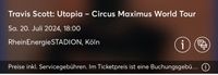2x Travis Scott Konzert Köln Utopia – Circus Maximus World Tour Berlin - Mitte Vorschau