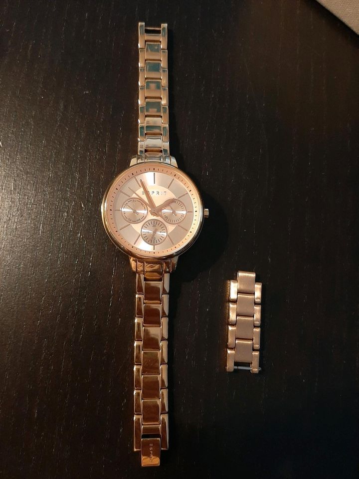 Esprit Uhr rosegold Melanie analog quartz Edelstahl in Korntal-Münchingen