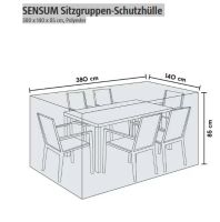 SENSUM Sitzgruppen-Schutzhülle 380 x 140 x 85 cm, Polyester Baden-Württemberg - Königsbach-Stein  Vorschau