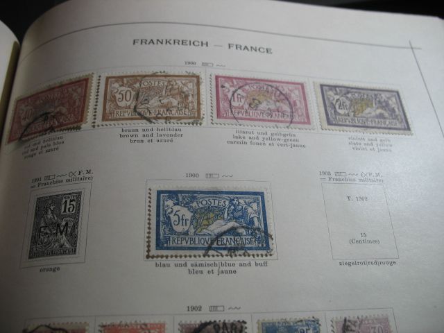 Briefmarkensammlung Frankreich Klassik in Konstanz