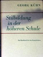 Buch Stilbildung In Der Höheren Schule Nordrhein-Westfalen - Jülich Vorschau