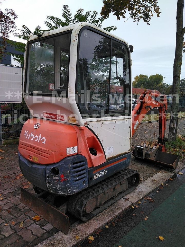 Kubota KX36-3 Minibagger excavator Hammerhydraulik 1,5t in Berlin