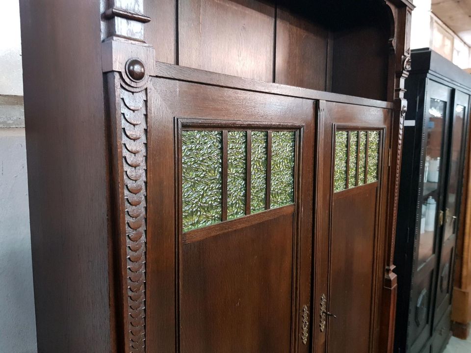 Antik ❤ pompöser Vitrinenschrank um 1880 in Dresden