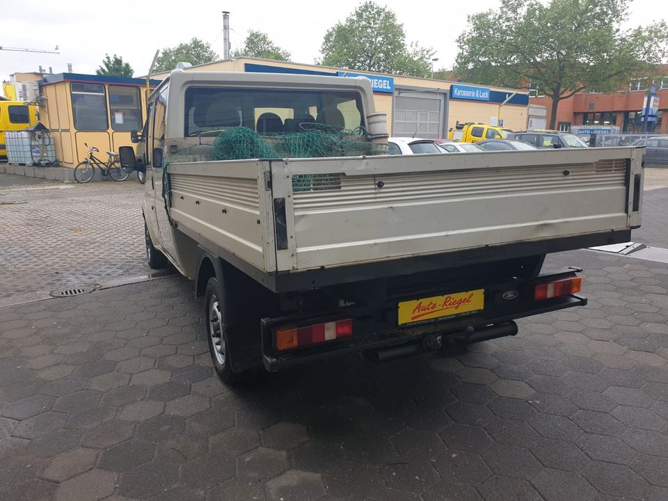 Ford Transit Pritsche DoKa  / AHK / 6-Sitzer in Wiesbaden