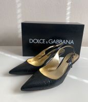 Dolce & Gabbana Sling-Pumps Gr. 38,5 | schwarz | edel chick Nordrhein-Westfalen - Arnsberg Vorschau