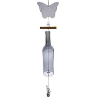 Glas-Windspiel Klangspiel Flasche & Schmetterling 76 cm grau Baden-Württemberg - Villingen-Schwenningen Vorschau