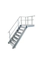7 Stufen + Podest Treppe Geländer links B 100 cm H 120 - 160 cm Nordrhein-Westfalen - Hamminkeln Vorschau