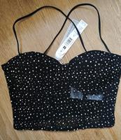 Neu! Tally Weijl Bustier Glitzersteine Party Festival S 36 Niedersachsen - Ankum Vorschau