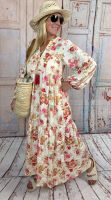 Romantisches Boho Seiden Maxi Kleid mit Taschen 100% Silk Bochum - Bochum-Ost Vorschau