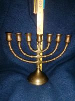 Menorah Sieben armiger Kerzenhalter, Leuchter aus Messing? Nordrhein-Westfalen - Selm Vorschau