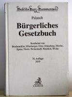 Palandt (Grüneberg): BGB Kommentar, 78. Auflage 2019 Bayern - Regensburg Vorschau