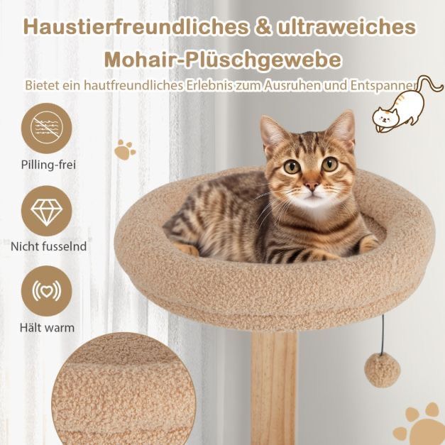 Katzenbaum mit Katzenhöhle, 129 cm, NEUWARE, 119€* in Köln