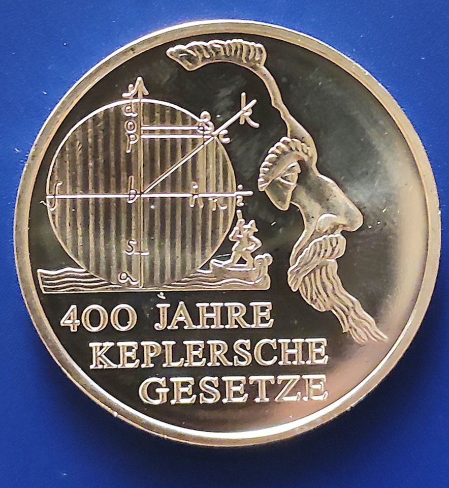 10 Euro Silbermünze 2009, "Keplersche Gesetze" in Braunschweig