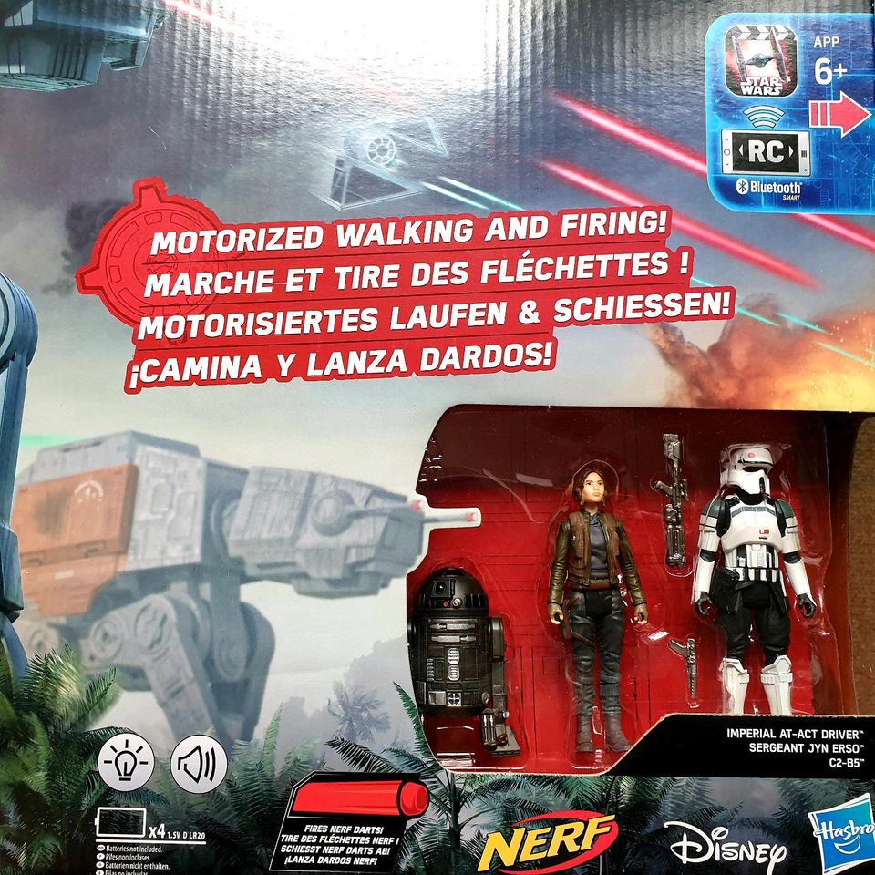 STAR WARS Hasbro Rapid Fire - Imperial AT-ACT Rogue One NERF,Neu/ in Potsdam