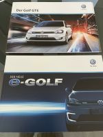 VW Golf 7 GTE / E-Golf Katalog Prospekt Brochure R GTI Niedersachsen - Braunschweig Vorschau