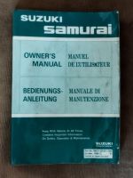 Original Bedienungsanleitung Suzuki Samurai von 1990 Pankow - Prenzlauer Berg Vorschau