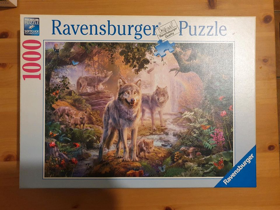 Ravensburger Puzzle Wolfsfamilie im Sommer 1000 Teile in Hamburg