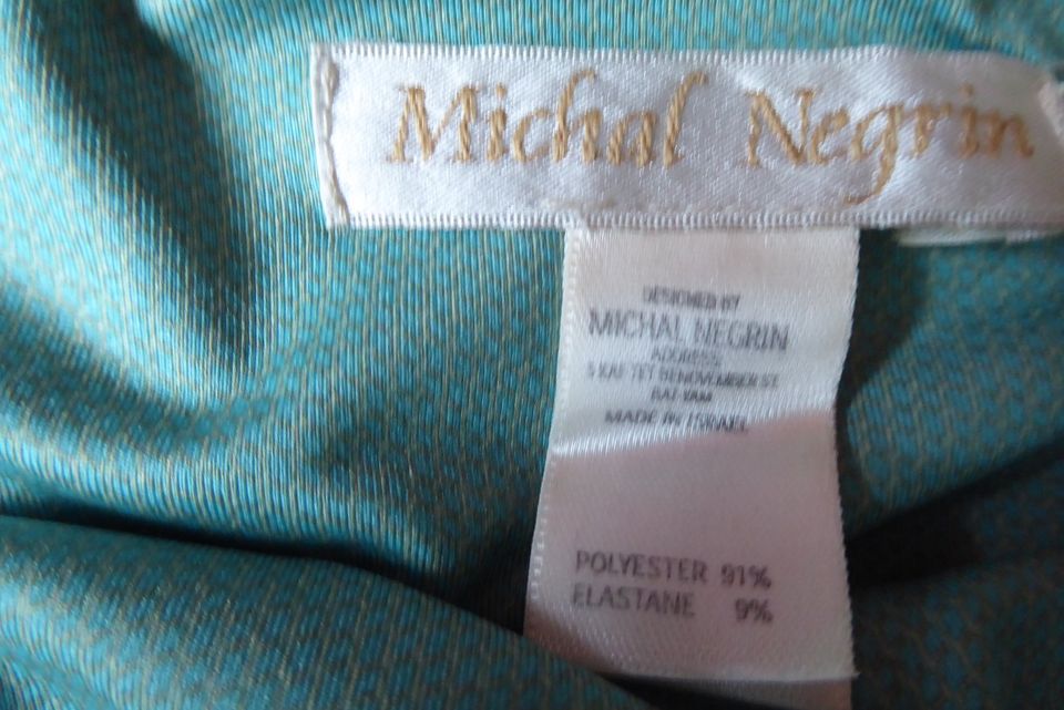 Michal Negrin Kleid Rosen Glitzer Strass Gold 34 36 in Dortmund