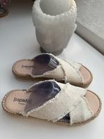 Espadrij Plateaupantolette Croisette Linen nature 38 Neu! Nordrhein-Westfalen - Sprockhövel Vorschau