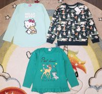 H&M Langarm Shirt 122/128/134 Disney Bambi Hello Kitty Longshirt Brandenburg - Blankenfelde-Mahlow Vorschau