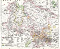 Landkarte KÖNIGREICH HANNOVER ✠180 Jahre alt✠ Braunschweig Bremen Niedersachsen - Nienstädt Vorschau
