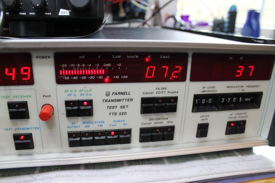 Farnell Transmitter Test Set TTS 520 - Funkmessplatz in Kronach