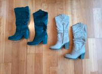 JUMEX Winterstiefel gefüttert schwarz und khaki Gr.40 Bayern - Oberstaufen Vorschau
