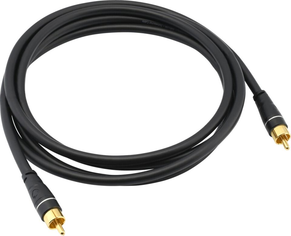 OEHLBACH Select Sub Link 5,0 m Cinch Subwoofer-Kabel schwarz in Papenburg