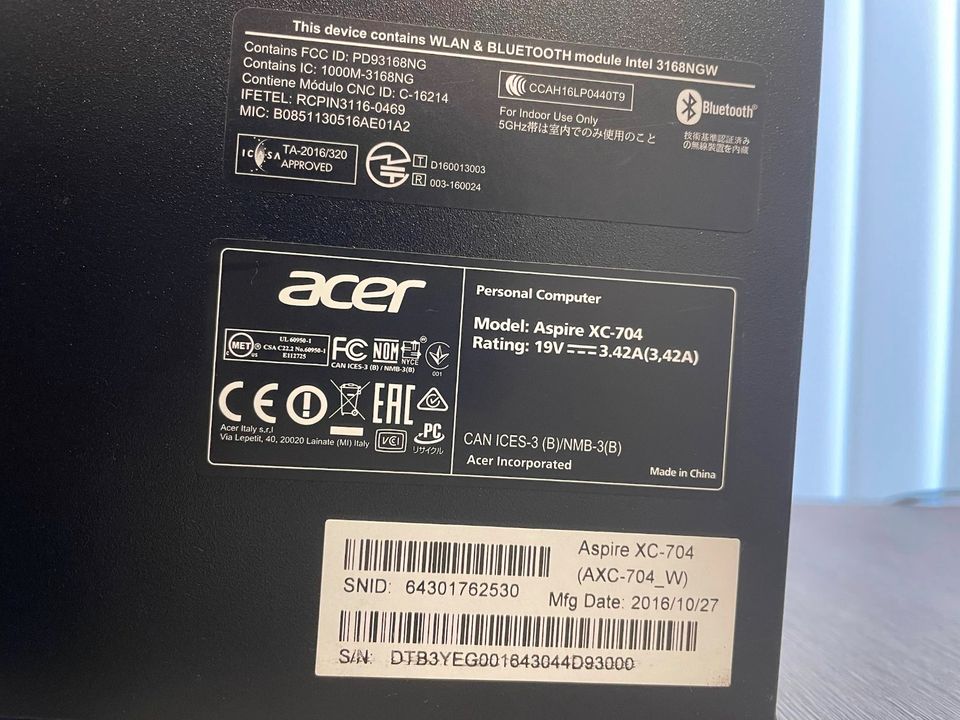 Acer Aspire XC-704 in Duisburg