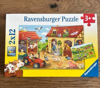 Ravensburger Puzzle 2x12 Bauernhof wie NEU Bayern - Forstern Vorschau