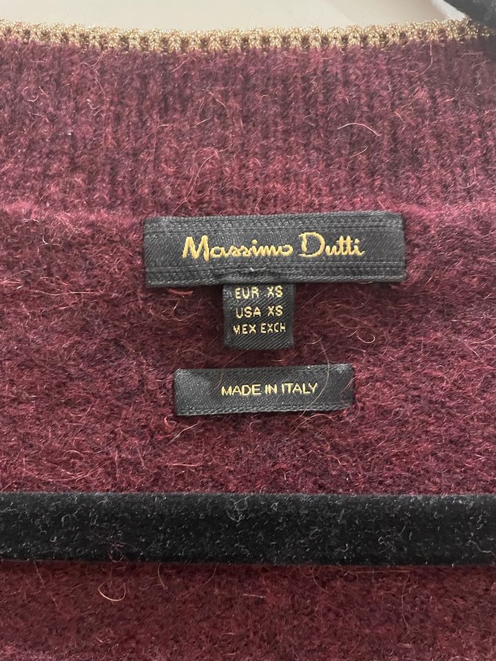 Massimo Dutti Pullover XS bordeaux rot in München