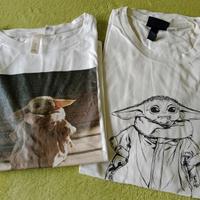 Baby Yoda Grogu Mandalorian Shirt Disney Oberteil M L weiß Sachsen - Oschatz Vorschau