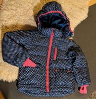 Winterjacke H&M 110 blau, weiße Punkte Anorak Parka Dresden - Seevorstadt-Ost/Großer Garten Vorschau