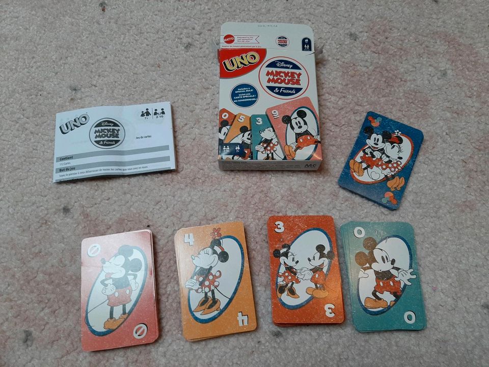 Uno Kartenspiel, Mickey Mouse and friends in Dörpen