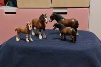 SCHLEICH PFERDE SET 9: 2 Kaltblüter, Pony, Fohlen Rheinland-Pfalz - Sprendlingen Vorschau