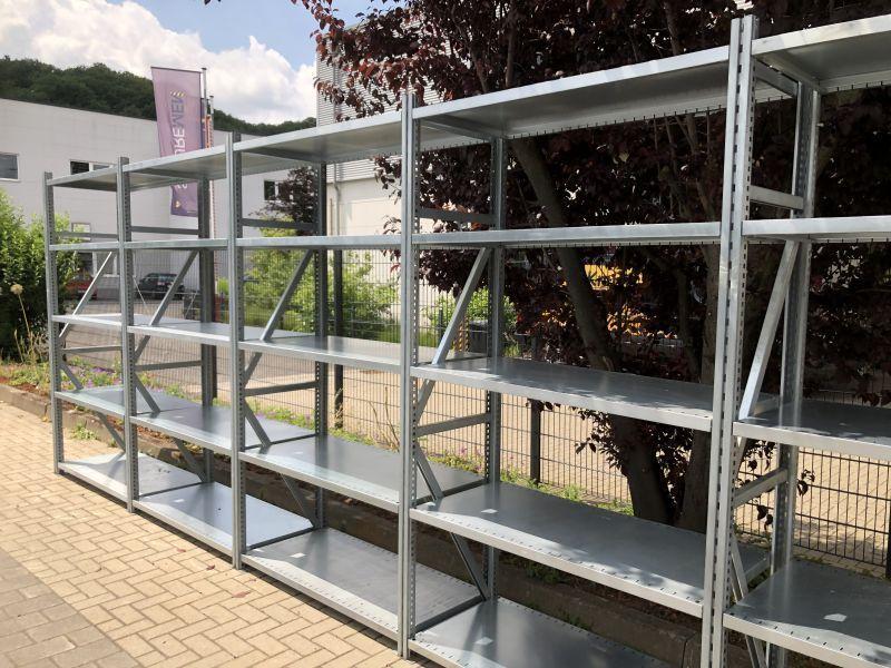 Schäfer 4,44 m lang Lagerregal R7000 Fachbodenregal 60 cm tief in Eitorf