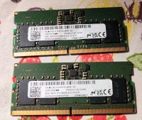 2x 8GB DDR5 1Rx16 PC5-4800B-SC0-1010-XT Dual-kit sodimm Micron Hannover - Kirchrode-Bemerode-Wülferode Vorschau