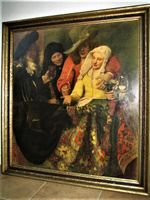 Jan Vermeer Bild großer antiker Kunstdruck Bei der Kupplerin Herzogtum Lauenburg - Talkau Vorschau