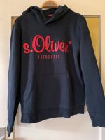 Sweat von S.Oliver Gr. M Kapuze dunkelblau mit roter Schrift Bayern - Aschaffenburg Vorschau