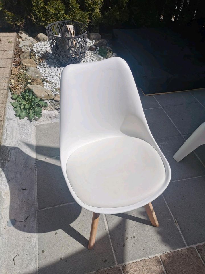 Esstisch-Stuhl weiß in Schwangau