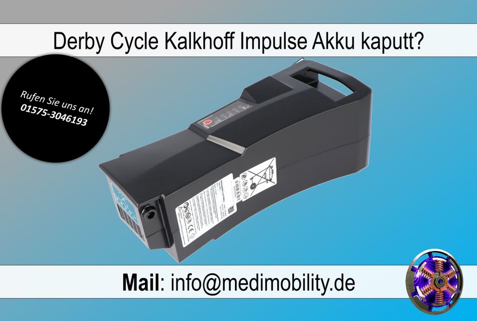 Kalkhoff Impulse E-Bike Akku Derby Cycle | Reparatur und Ersatz in München