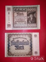 Reichsbanknoten Reichsmark Geldscheine Inflation 1 Wk Ludwigslust - Landkreis - Malliß Vorschau