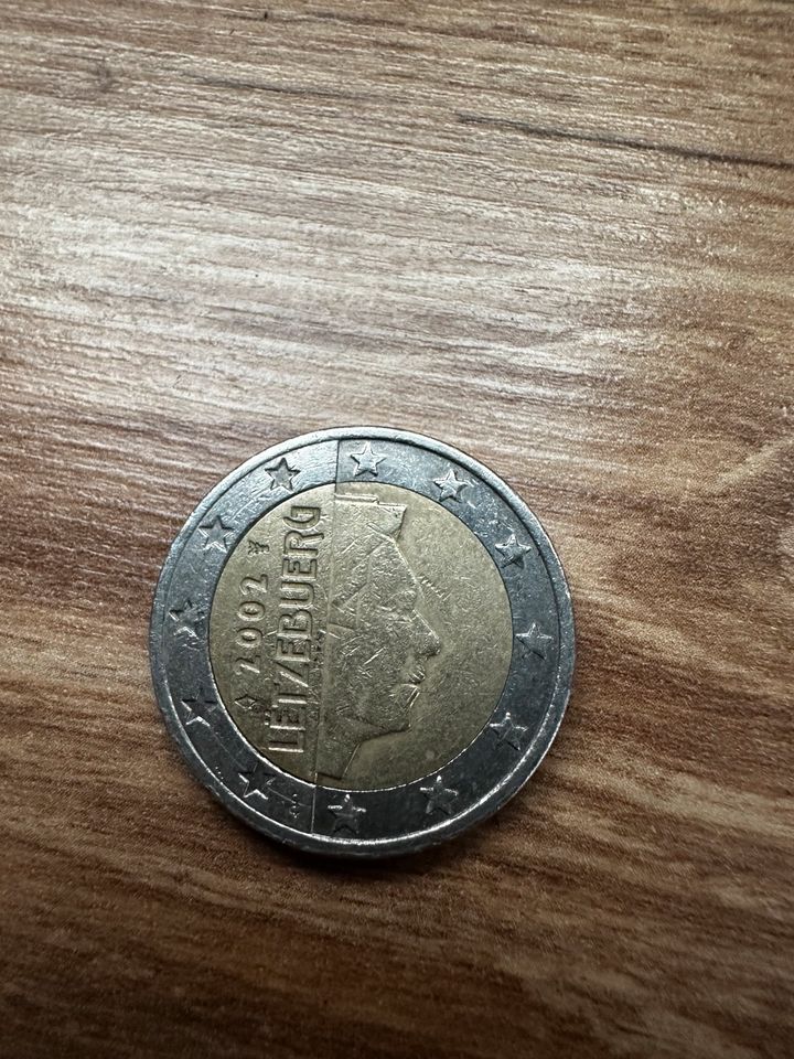 2 Euro Münze aus Luxemburg aus 2007 in Barßel