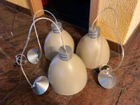 Deckenlampe 3x | Beige Deckenlampe | Schirmlampe | Hängelampe Sachsen - Löbau Vorschau