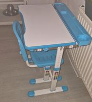 Schreibtisch + Stuhl Blau weiß ❤️ kind Nordrhein-Westfalen - Hückelhoven Vorschau
